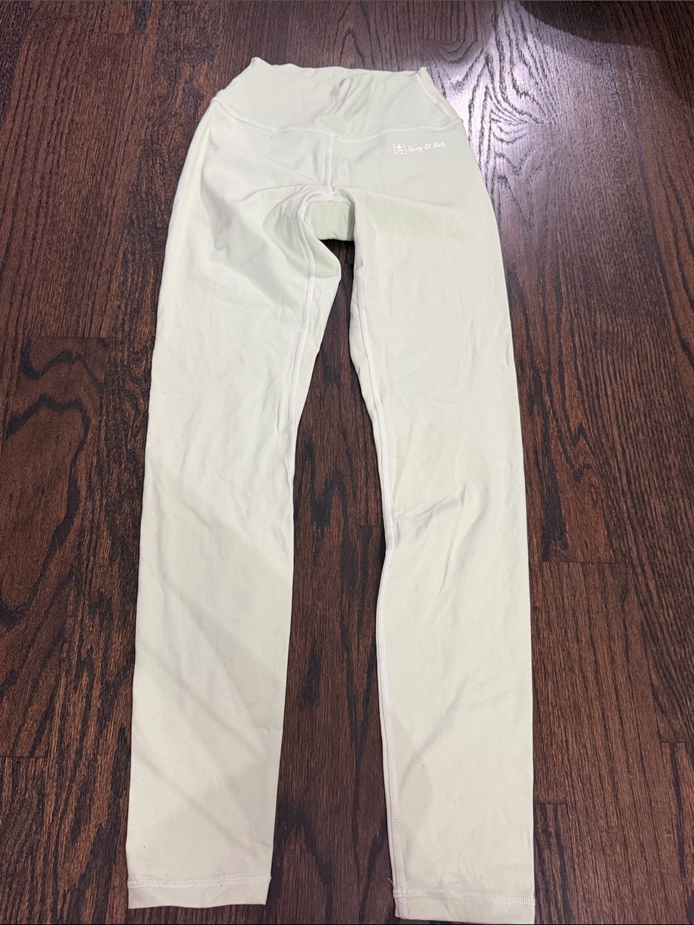 Sporty and Rich Runner Script Leggings